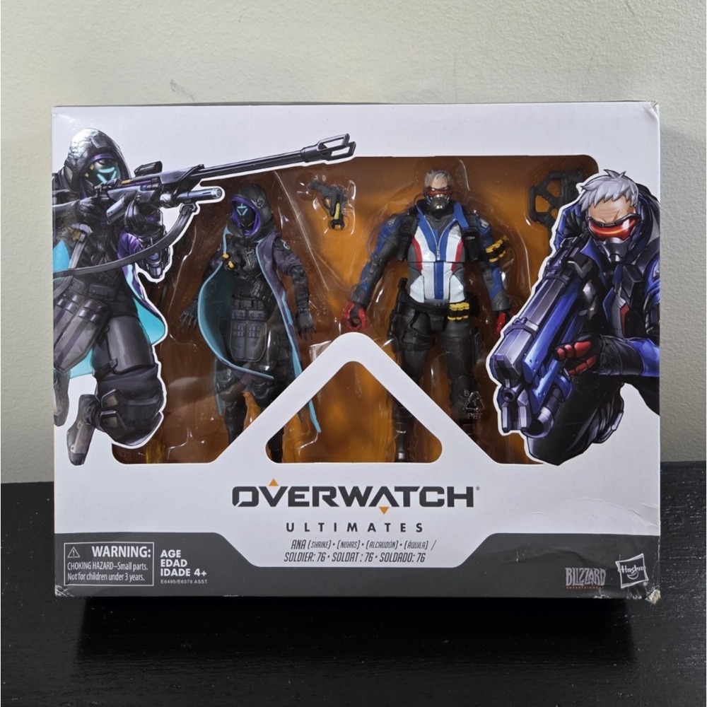 Hasbro Overwatch Ultimates Series Soldier:‎ 76 & Shrike (Ana) Skin Dual Pack 6"